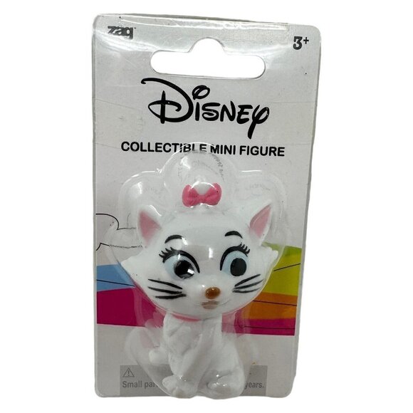 Disney Collectible Mini Figure Marie Aristocats Figurine Cake Topper Toy Gift - Picture 1 of 5